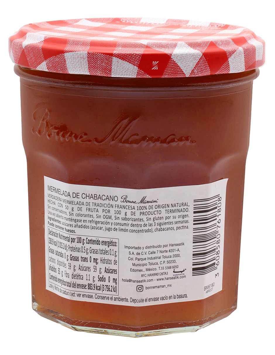 Mermelada de Chabacano Bonne Maman 370 g