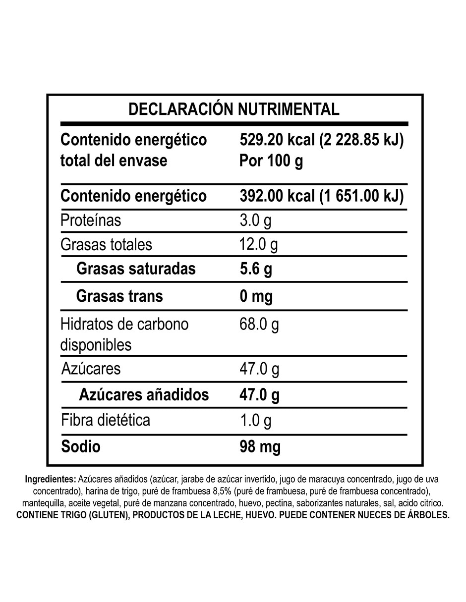 Galletas de frambuesa Bonne Maman