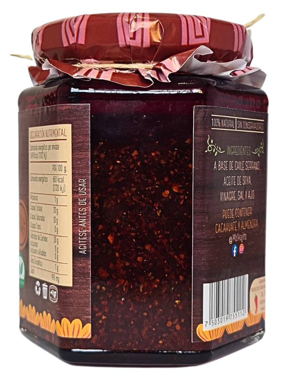 Salsa macha sabor natural