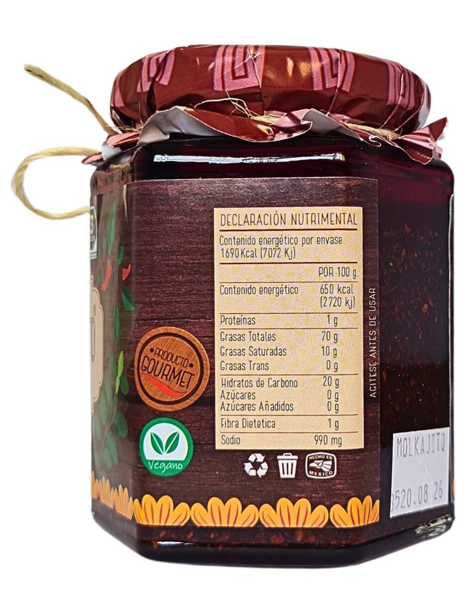 Salsa macha sabor natural