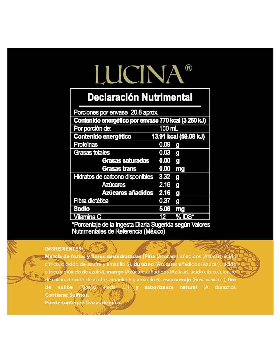 Tisana durazno en flores y frutas deshidratadas Frutos Reales 250 g 3