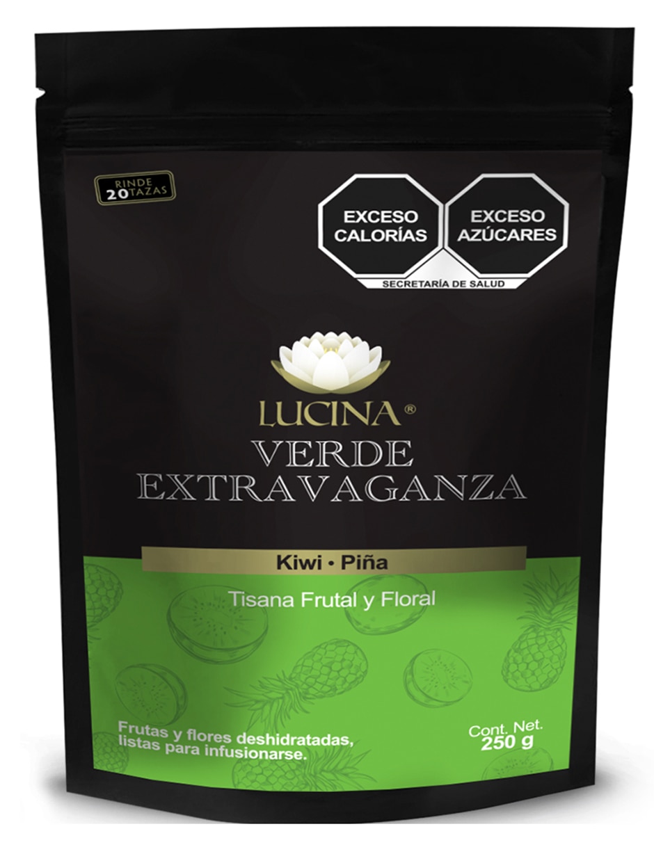 Tisana frutal y floral en flores y frutas deshidratadas Verde Extravaganza 250 g Tisana frutal y floral en flores y frutas deshidratadas Verde Extravaganza 250 g