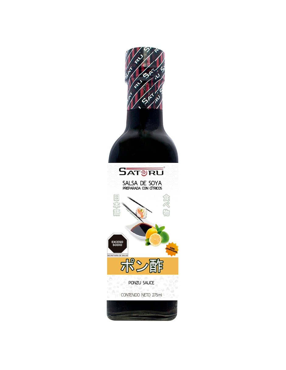 Salsa soya sabor cítricos