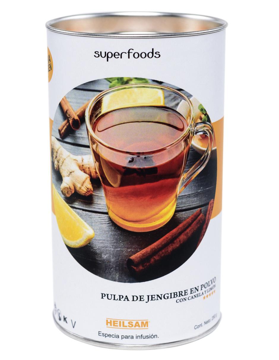 Tisana sabor jengibre y limón en polvo Tisana sabor jengibre y limón en polvo