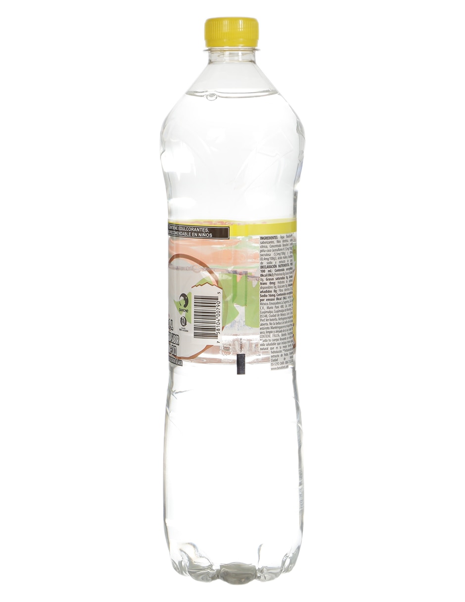 Agua natural sabor piña coco 2
