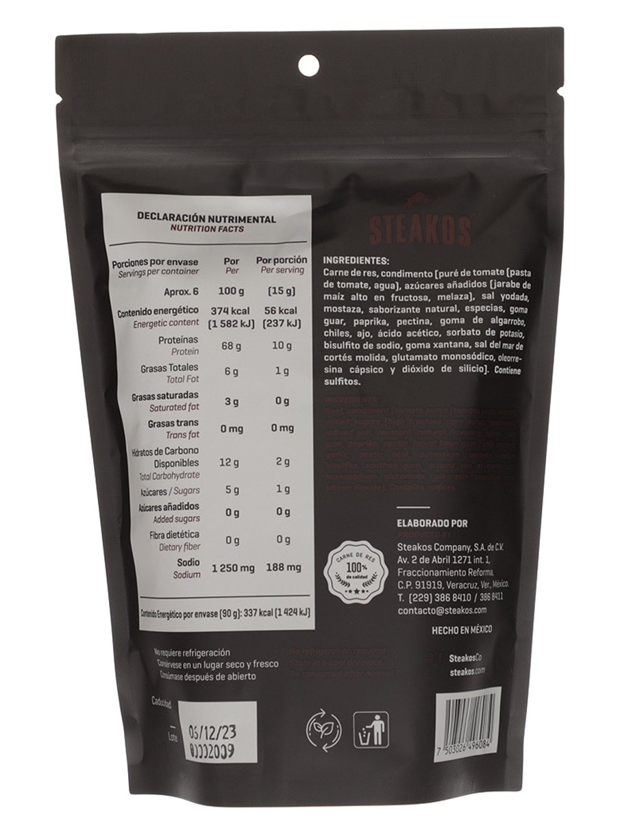 Carne seca 90 g