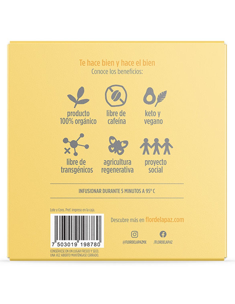 Té manzanilla en sachet Pureza 19.2 g 2