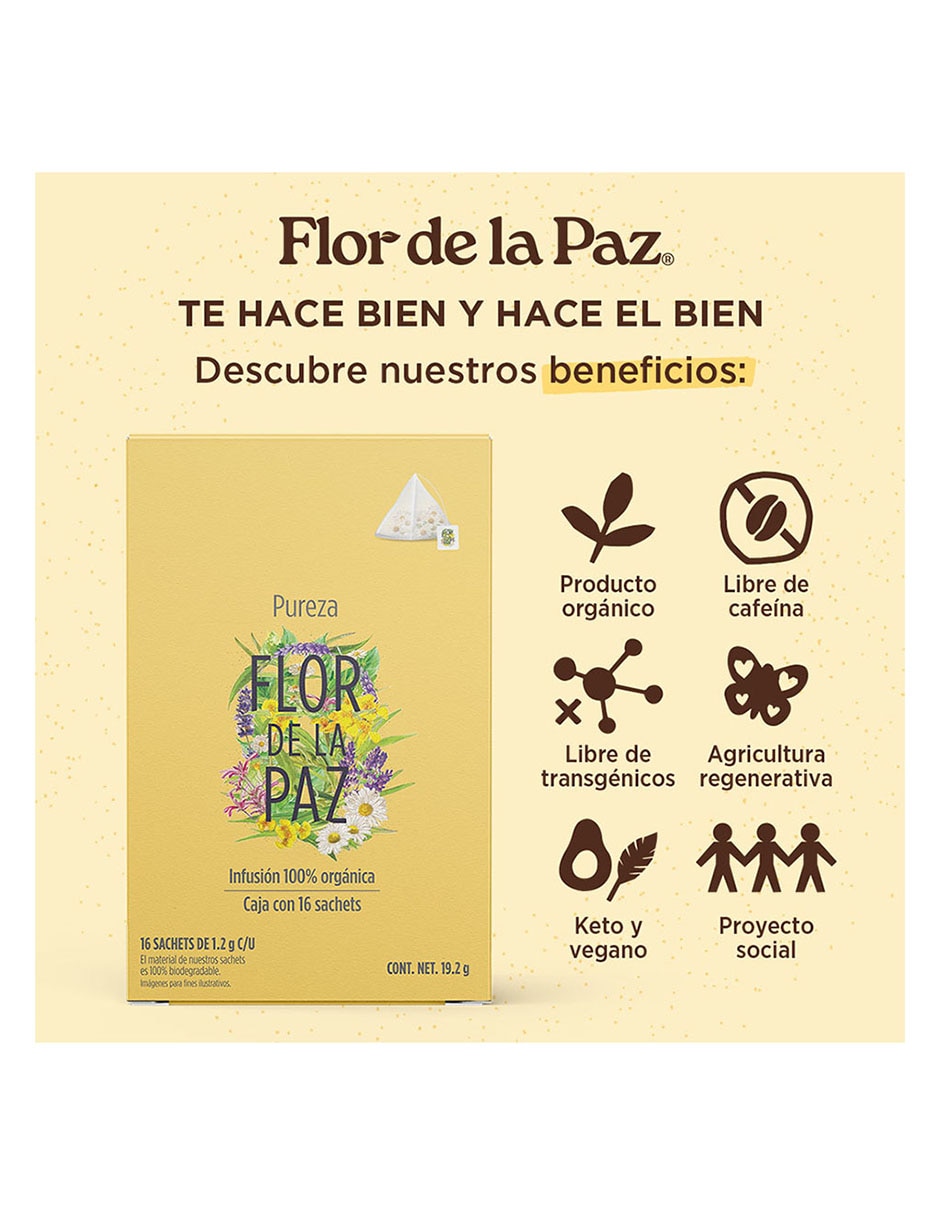 Té manzanilla en sachet Pureza 19.2 g 6