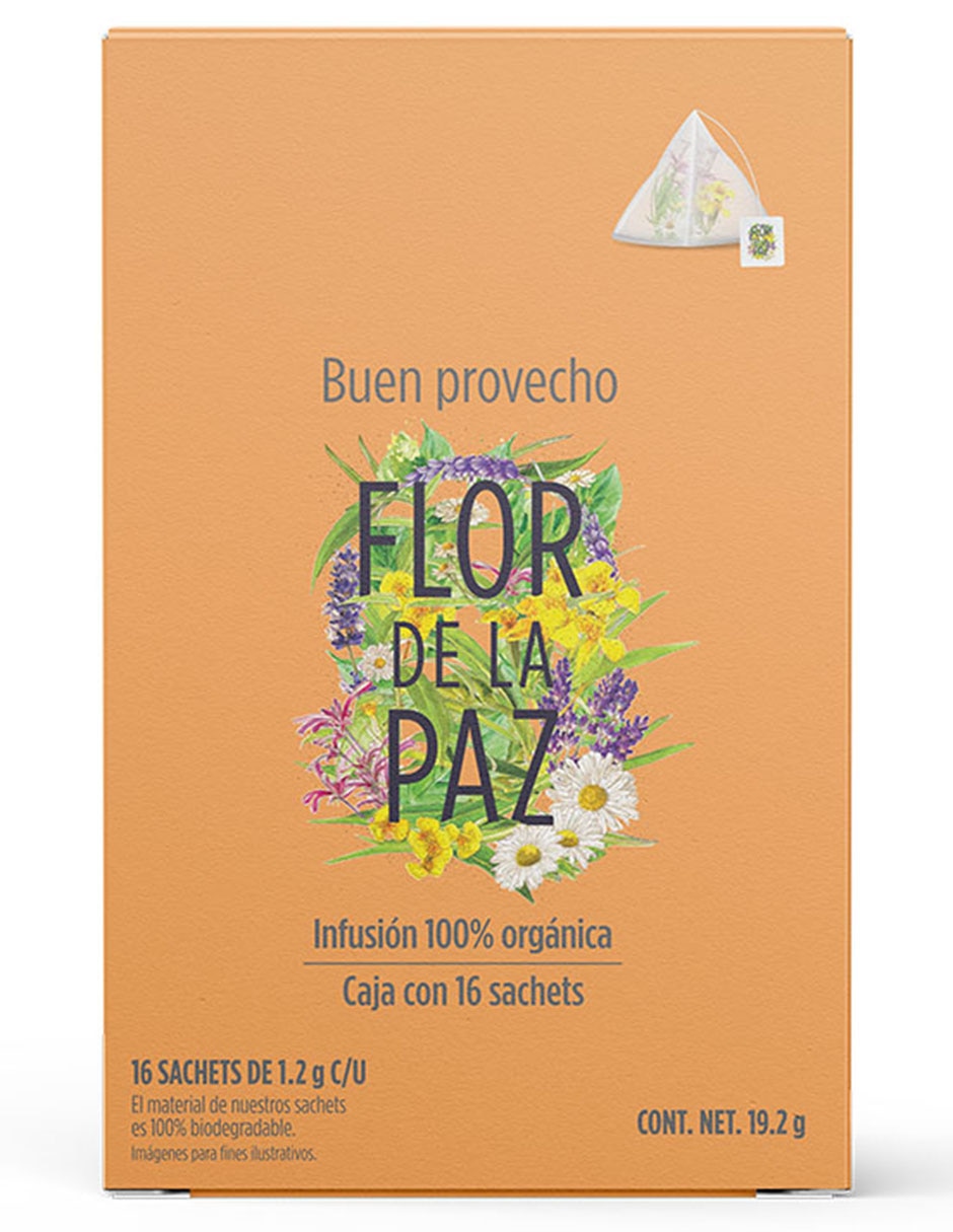 Té herbal en sachet buen provecho