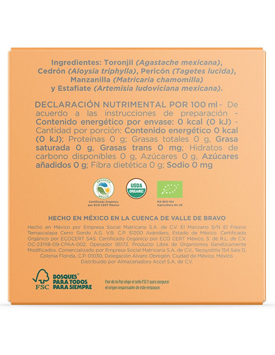 Té herbal en sachet buen provecho 3