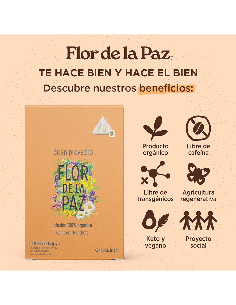 Té herbal en sachet buen provecho 6