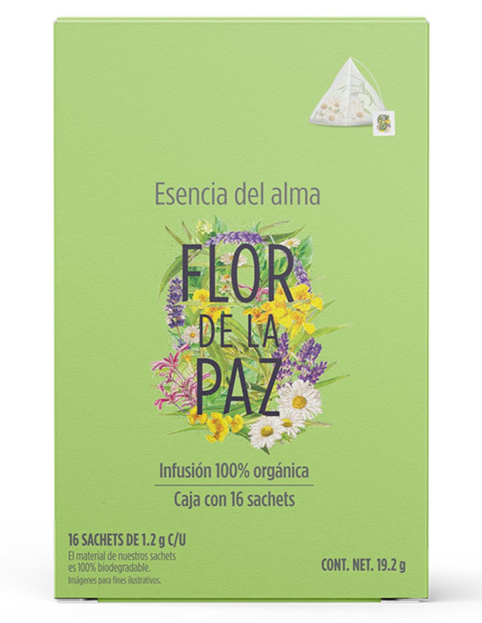 Té manzanilla y menta en sachet esencia del alma