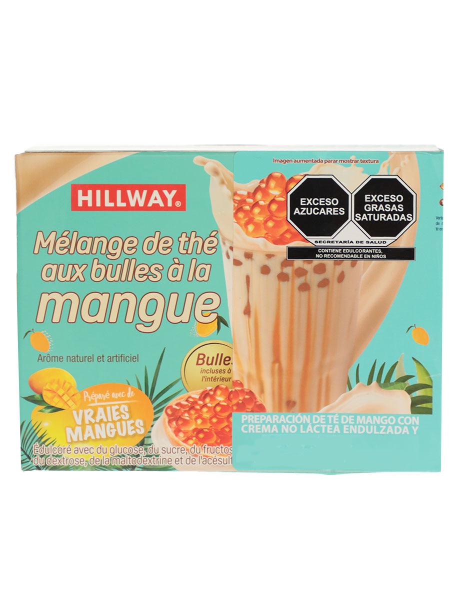Té de burbujas sabor mango