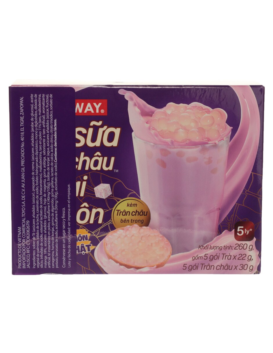 Té de burbujas sabor taro 4
