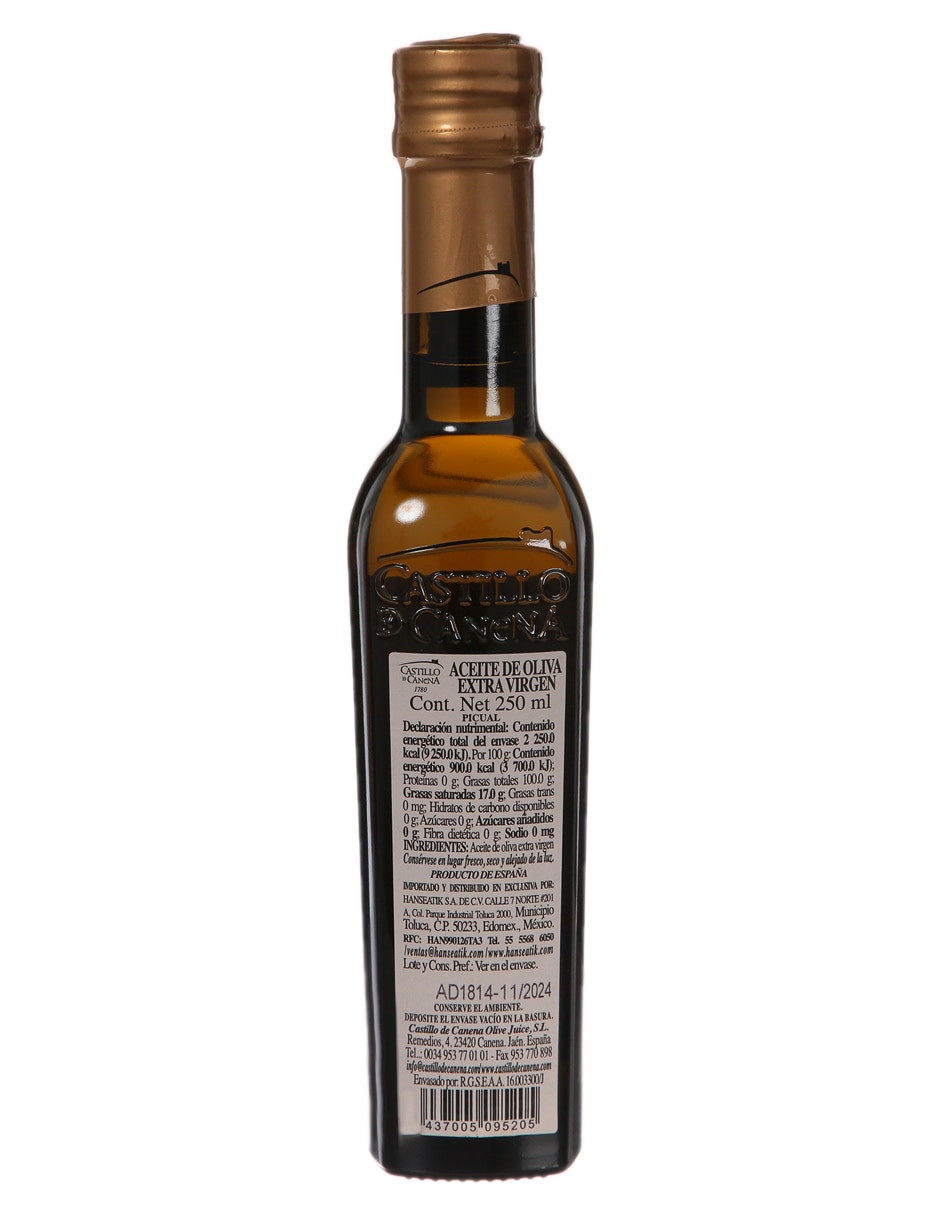 Aceite de oliva extra virgen