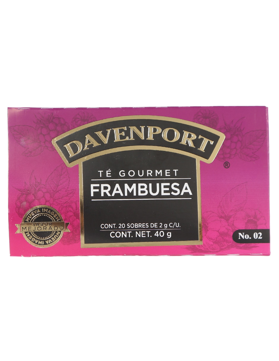 Té frambuesa en sachet