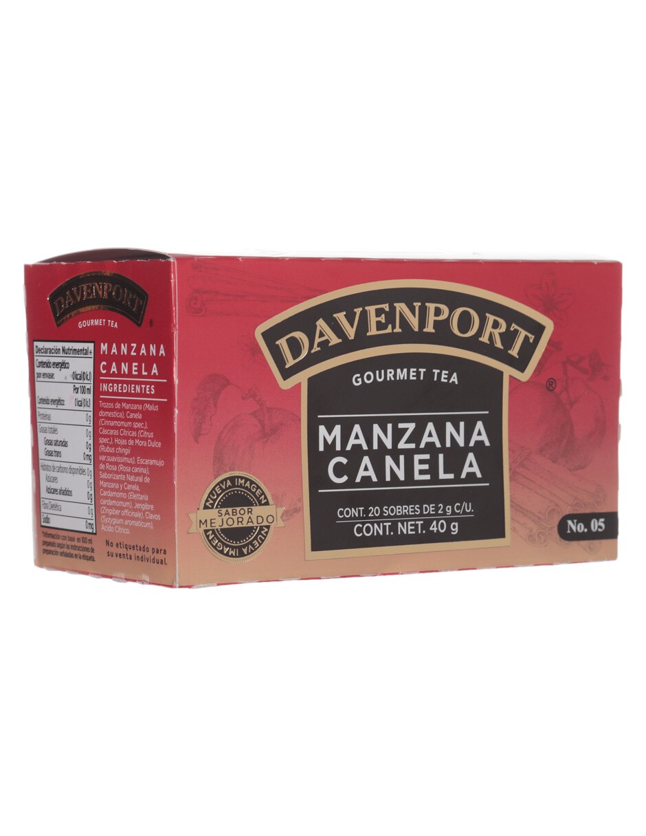 Té manzana y canela en sachet 2