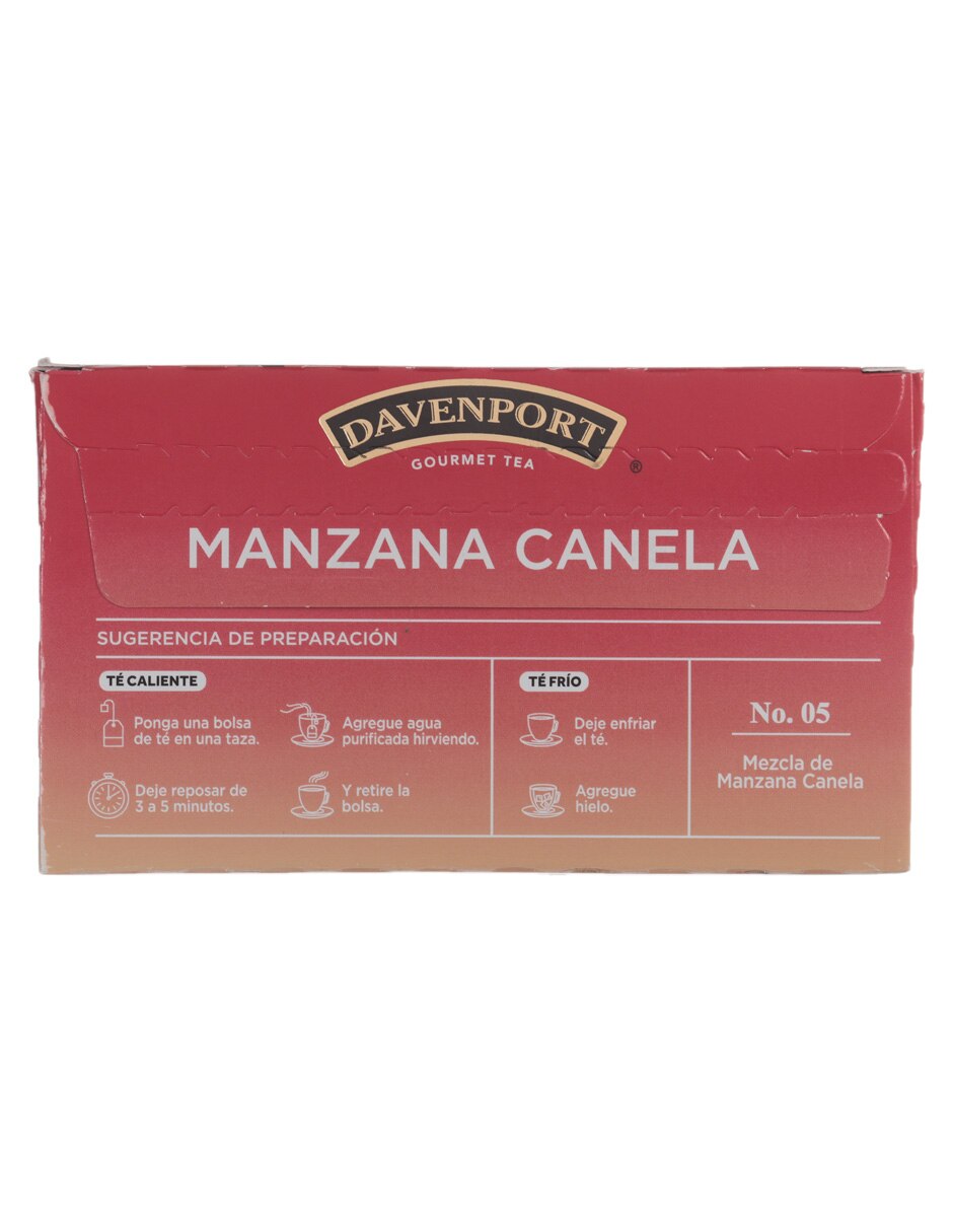 Té manzana y canela en sachet 3