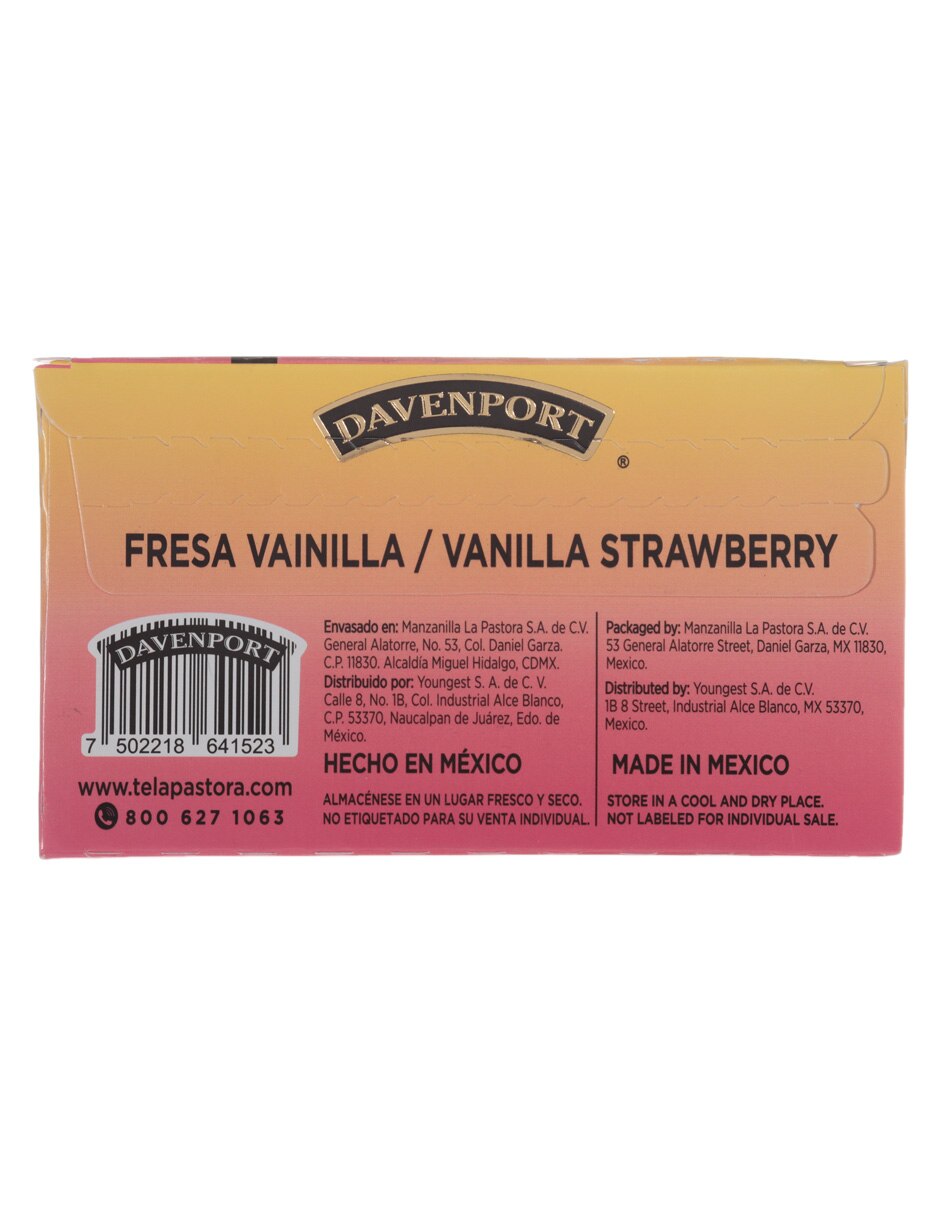 Té fresa vainilla en sachet 3