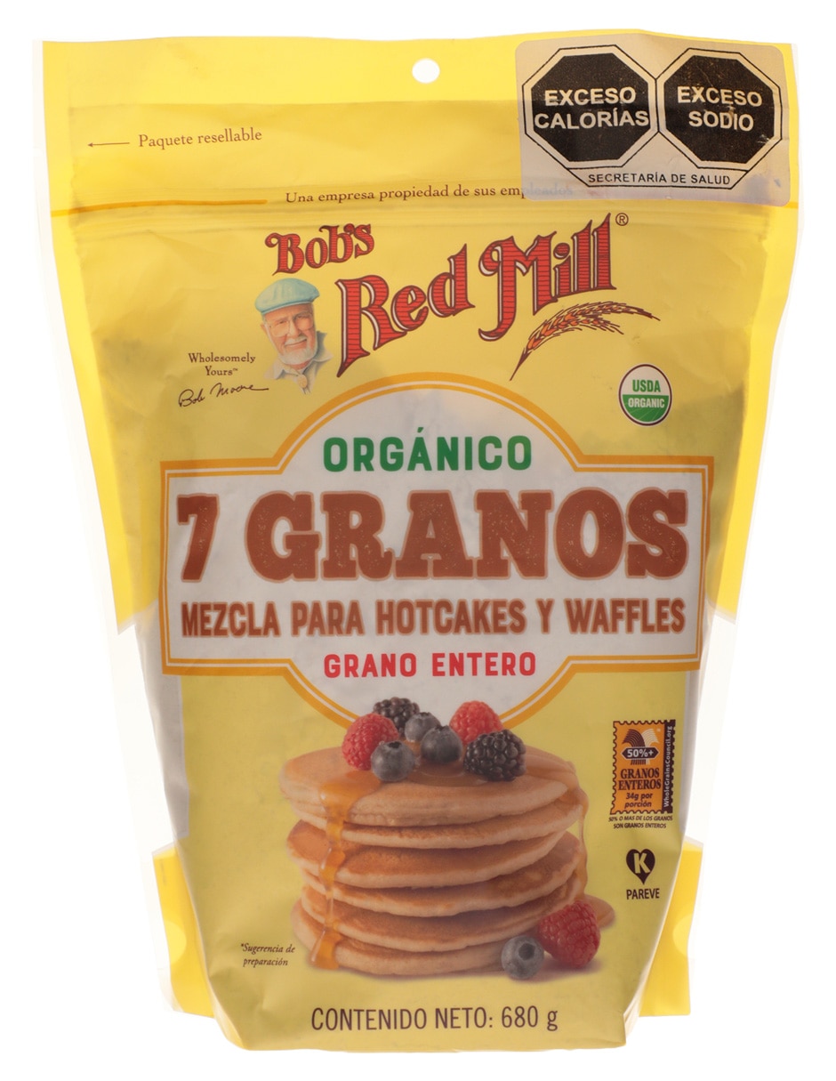 Harina preparada Bob Red Mill para Hot cakes y Waffles