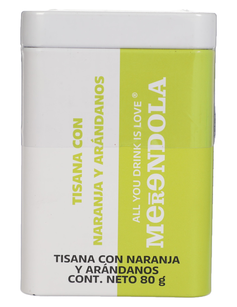 Té naranja y árandanos flores y frutas deshidratadas