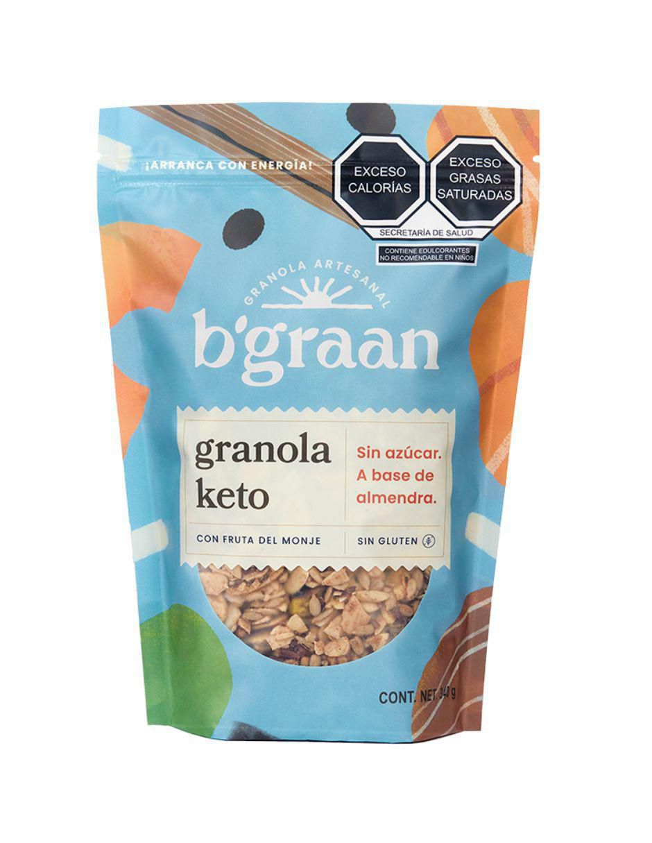 Cereal de granola Keto 340 g B’graan