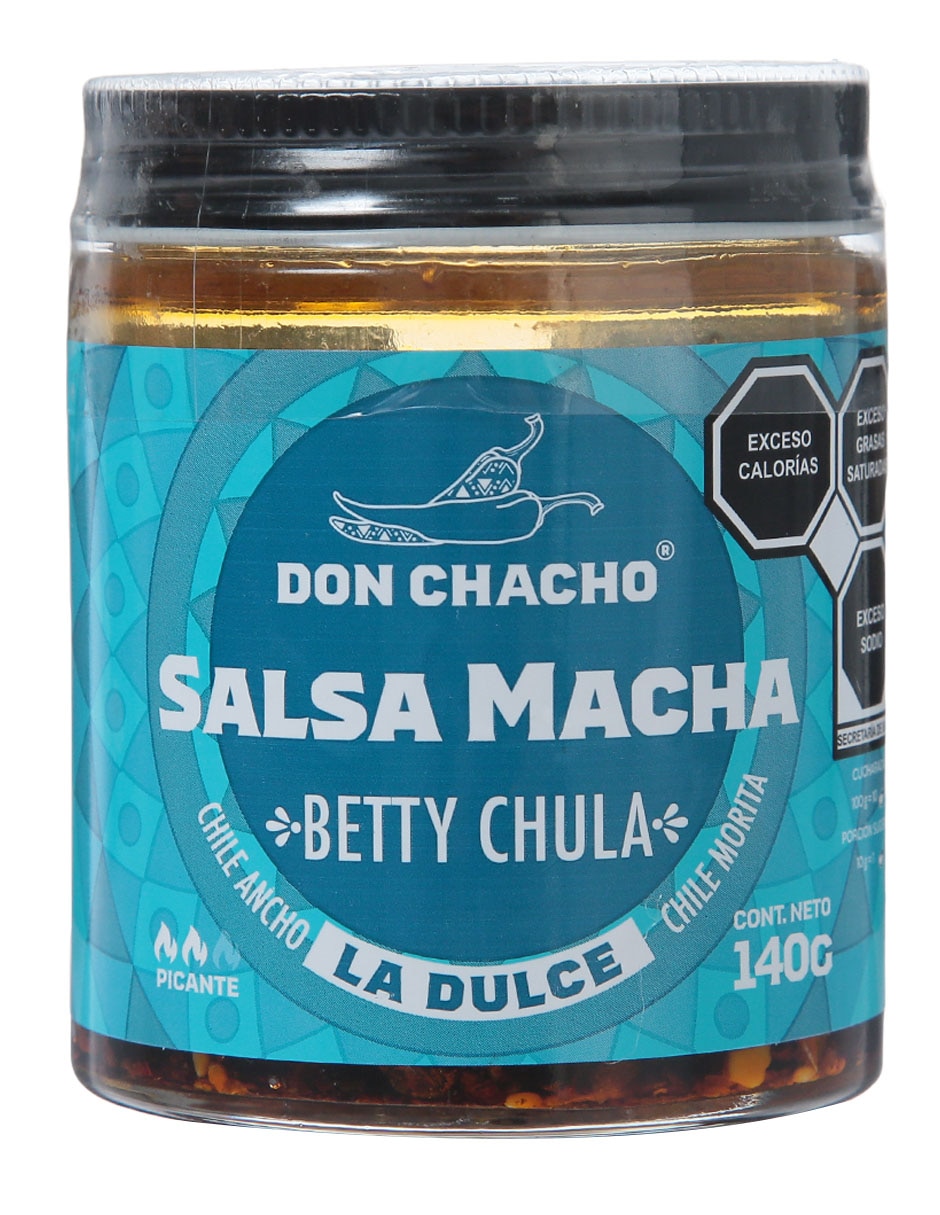 Salsa macha sabor chile ancho y chile morita Betty Chula 1