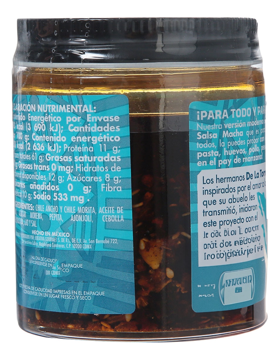 Salsa macha sabor chile ancho y chile morita Betty Chula 2