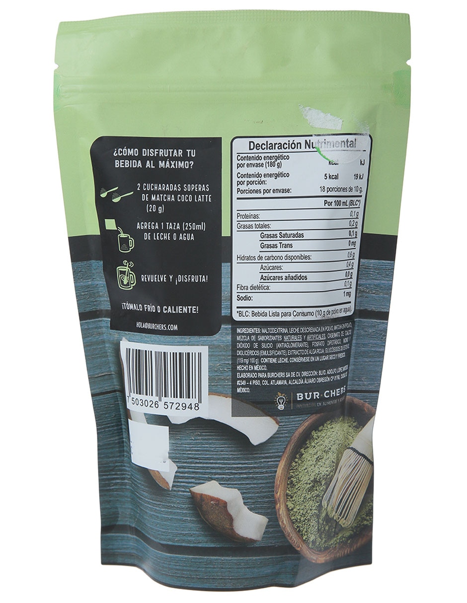 Té matcha coco en polvo 2