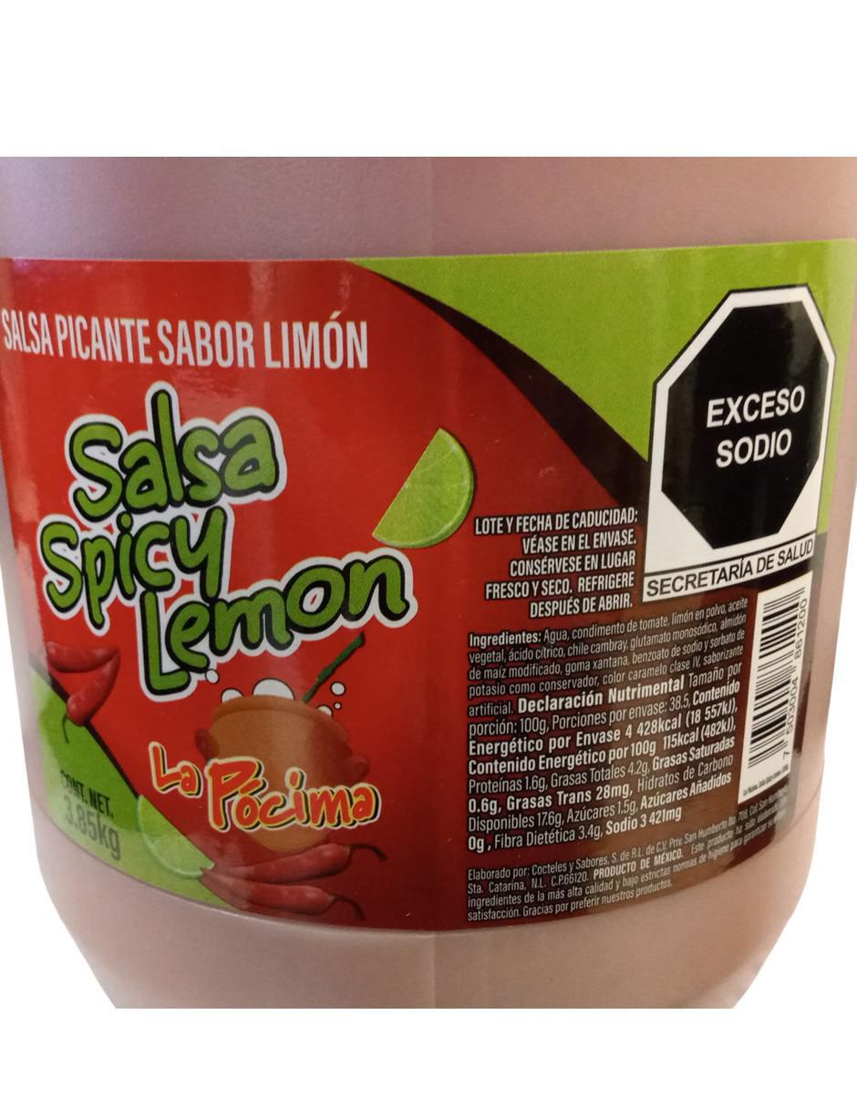Salsa chile sabor limón 2