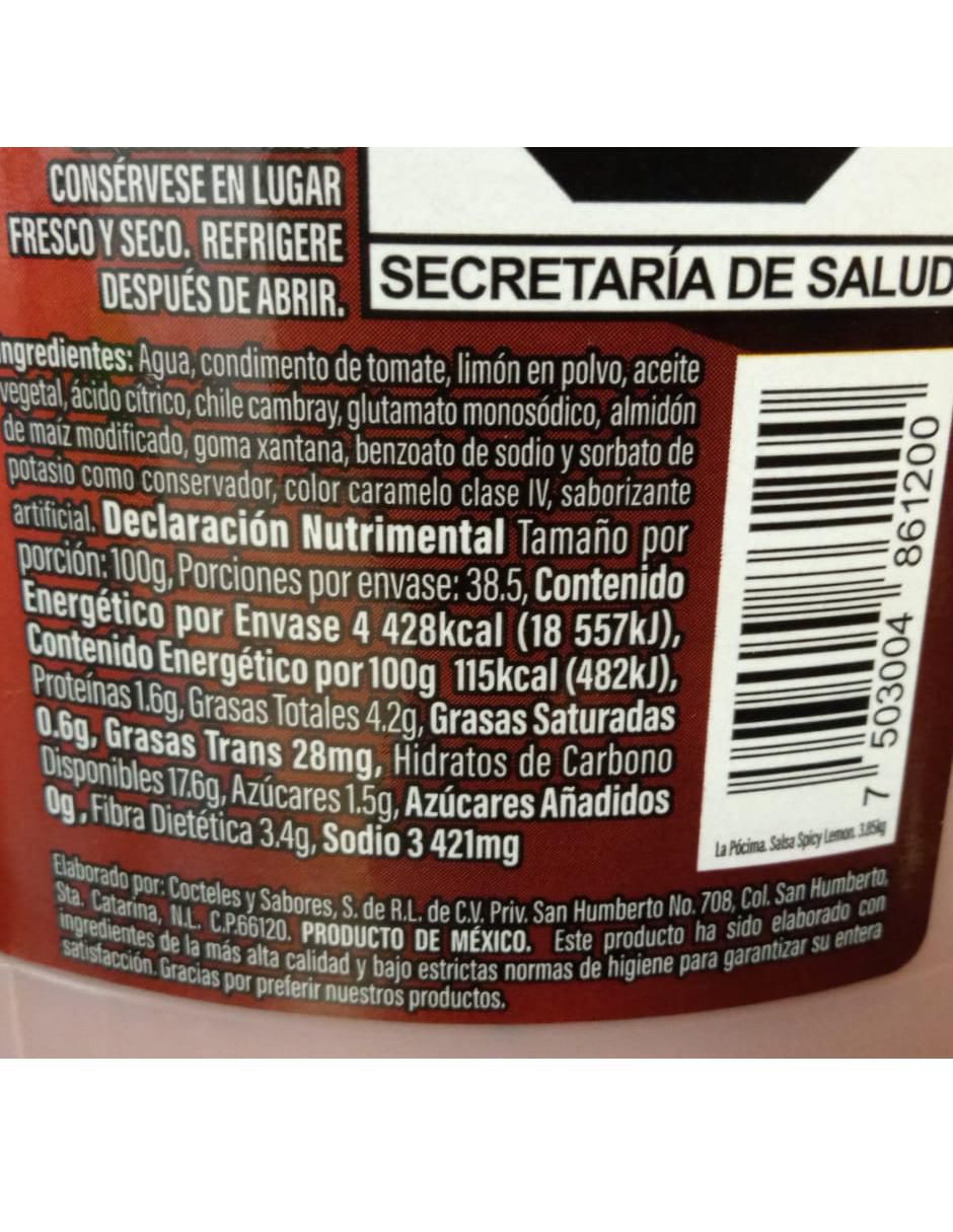 Salsa chile sabor limón 3