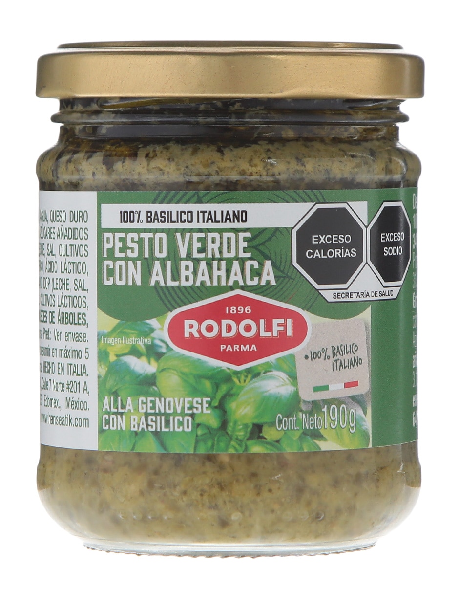 Salsa pesto sabor albahaca