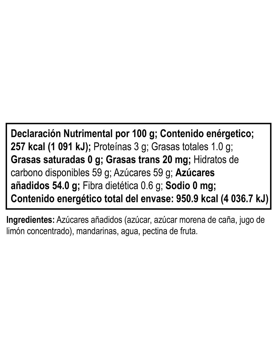 Mermelada de mandarina Bonne Maman 370 g