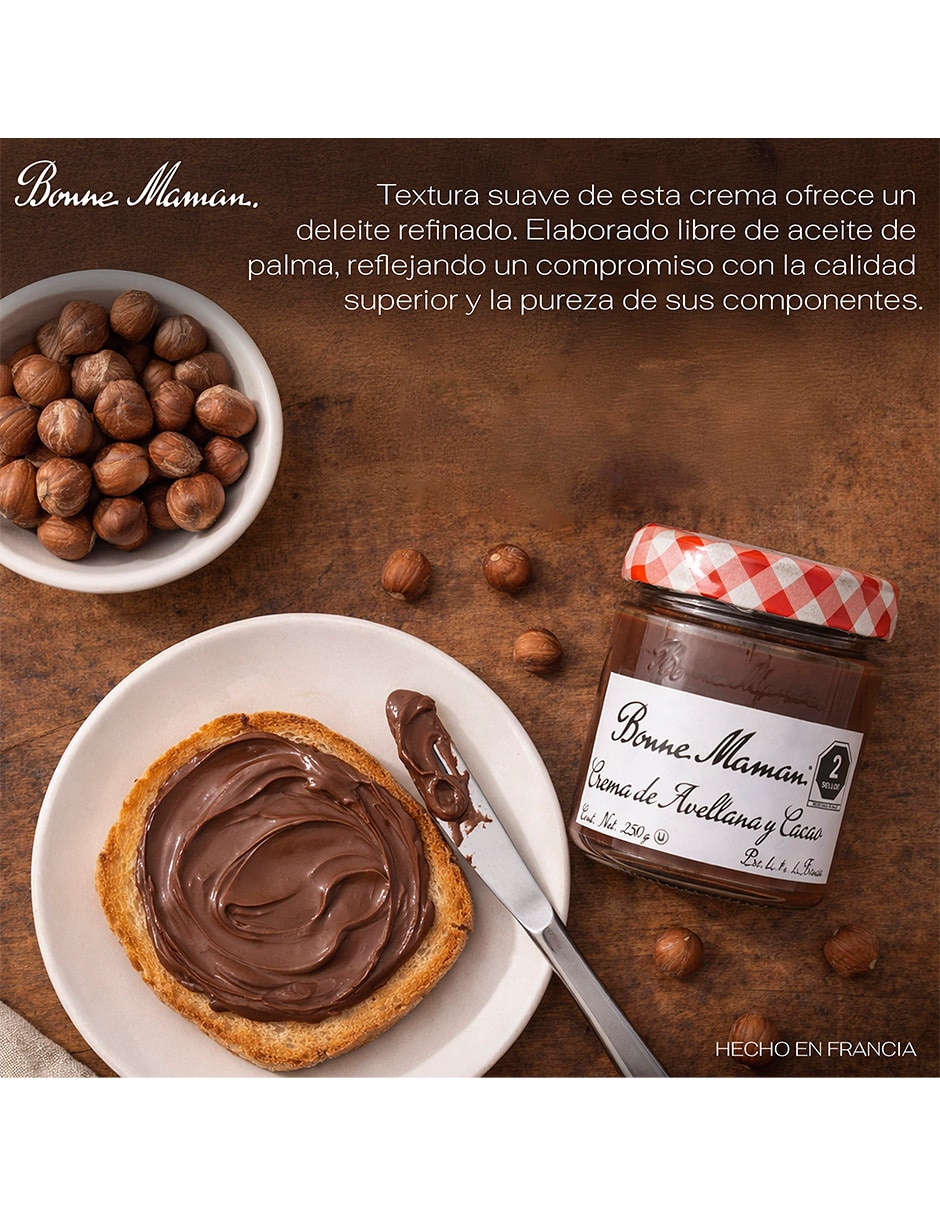 Memelada de avellano y cacao 250 g