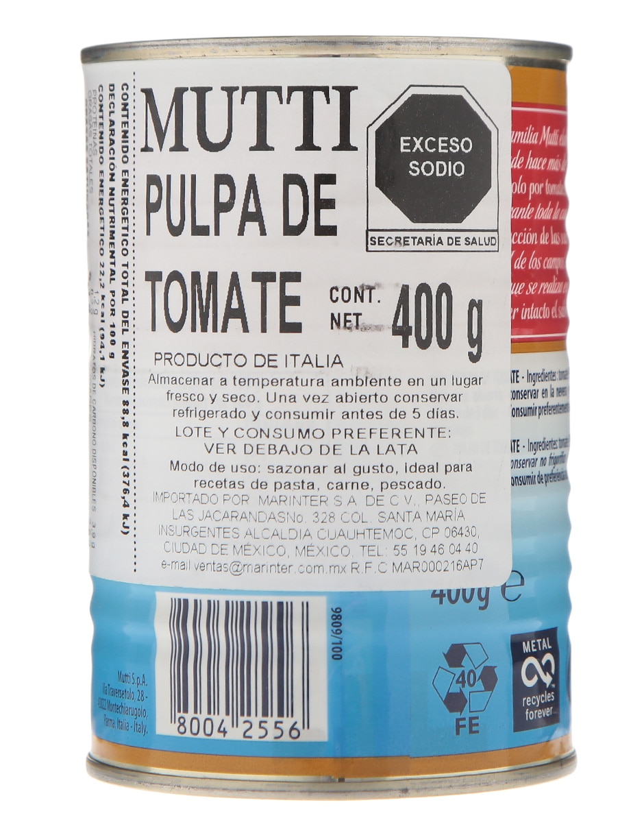 Talco sabor tomate Parma 3