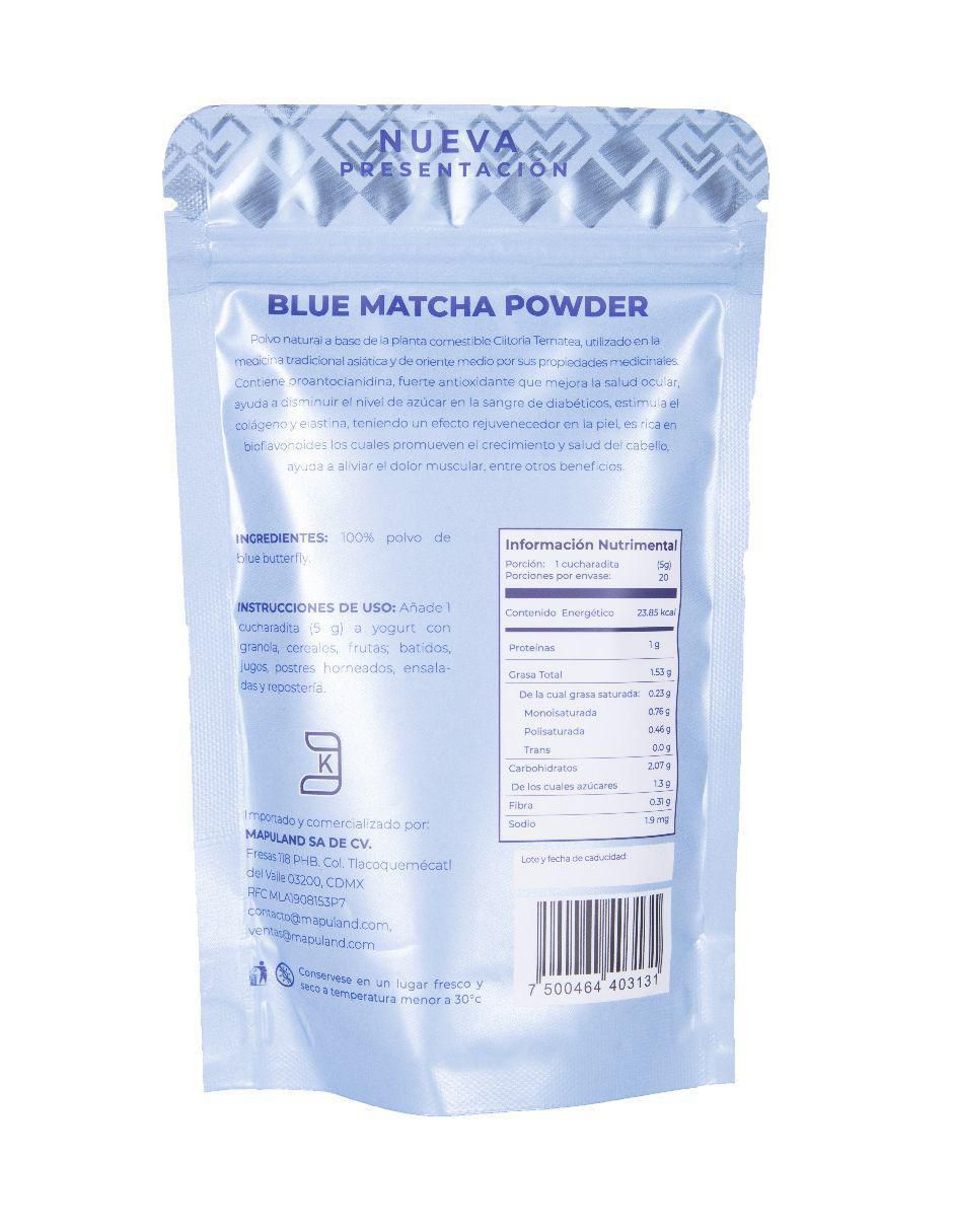 Bebida en polvo Blue Matcha de matcha 100 g 3