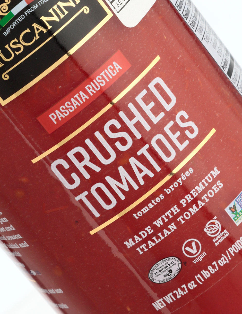 Pasta de tomate sabor tomate Crushed Tomatoes 3