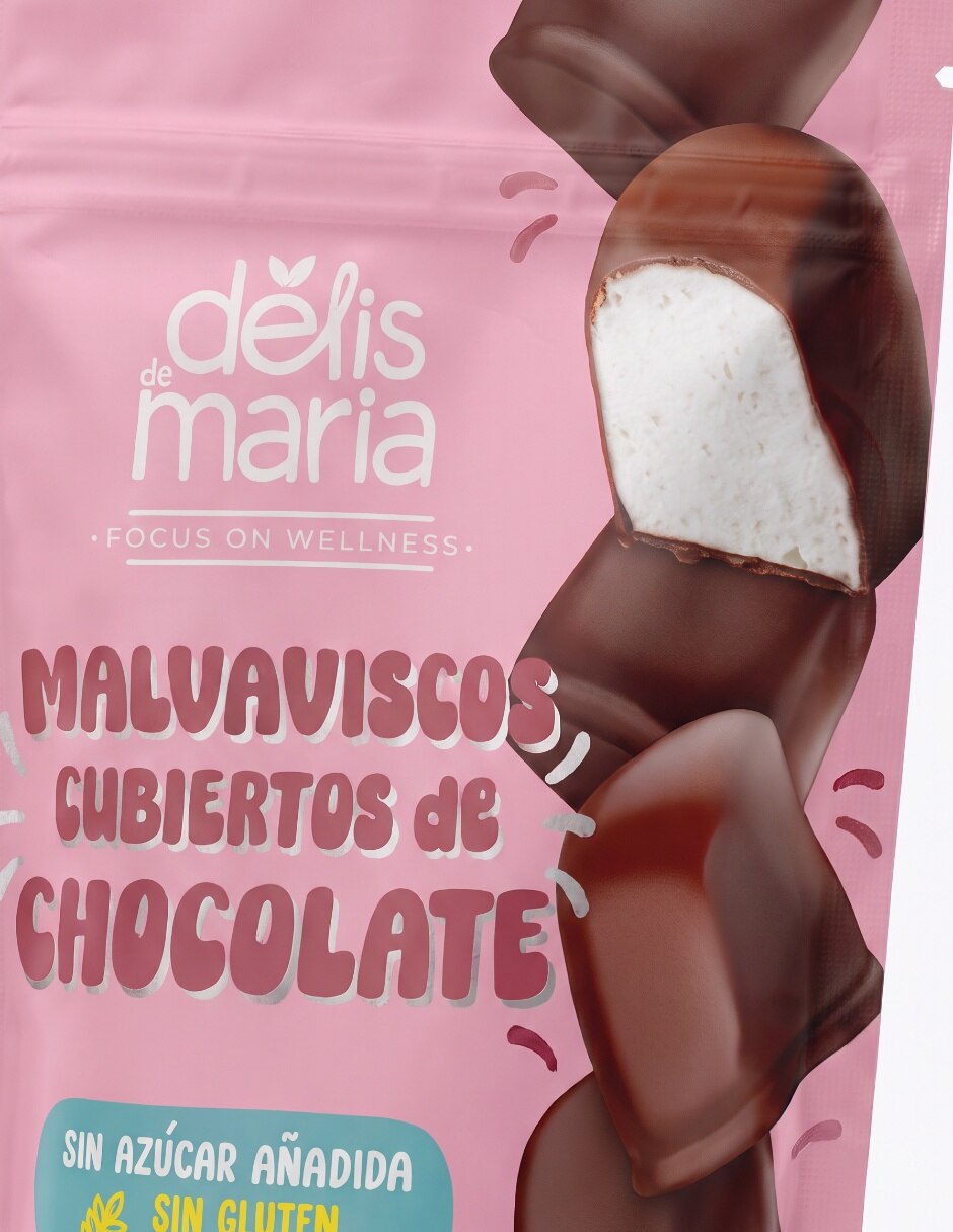 Paquete de snacks Malvaviscos Delis de María Cubiertos de Chocolate 2