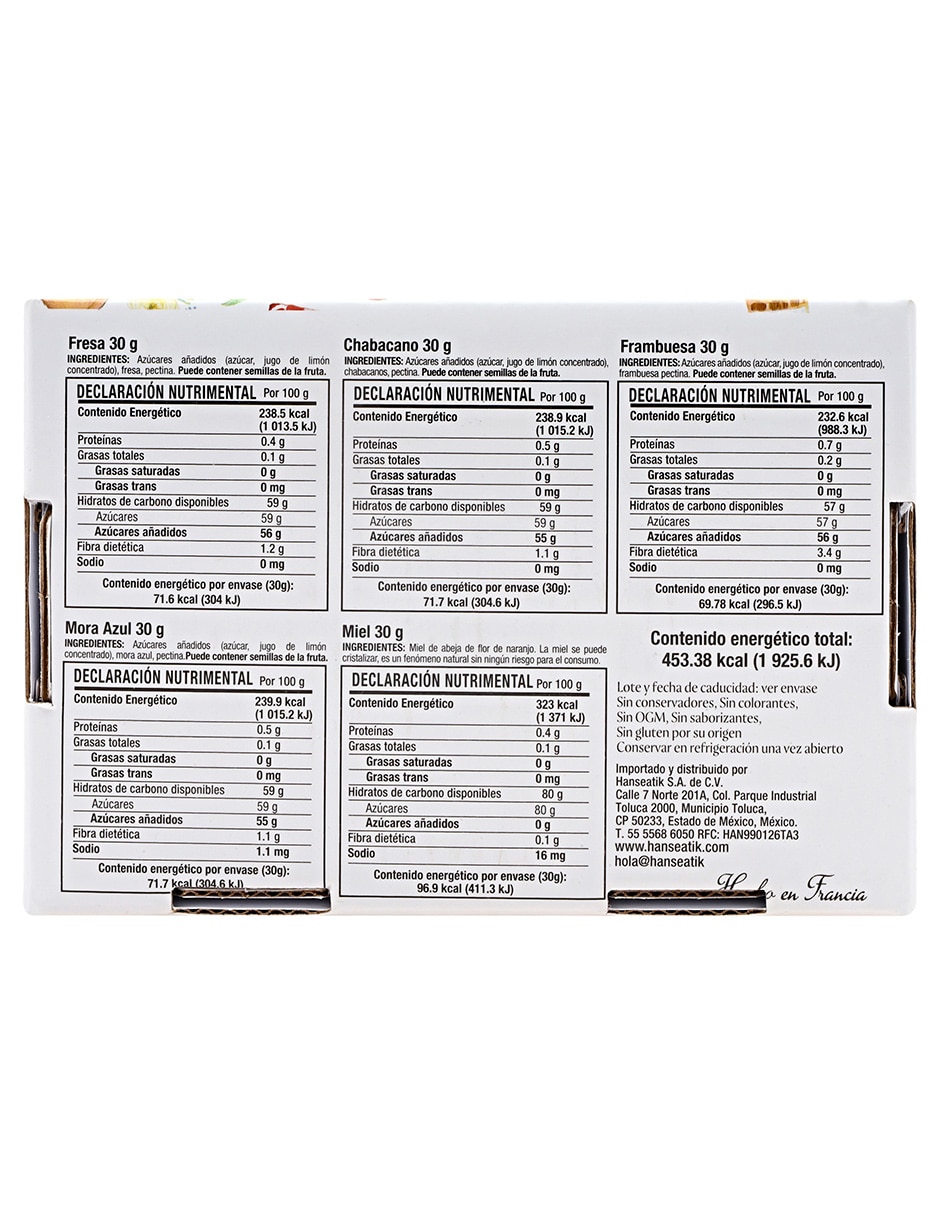 Set mermeladas de diferentes sabores Bonne Maman 180 g