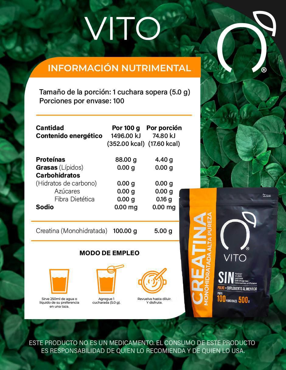 Creatina monohidratada de alta pureza 5