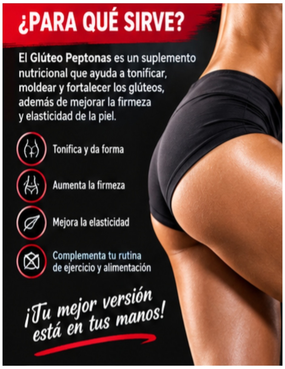 Set proteina gluteo Peptonas con proteína Whey y probióticos + Multivitaminico Peptogluteo 3