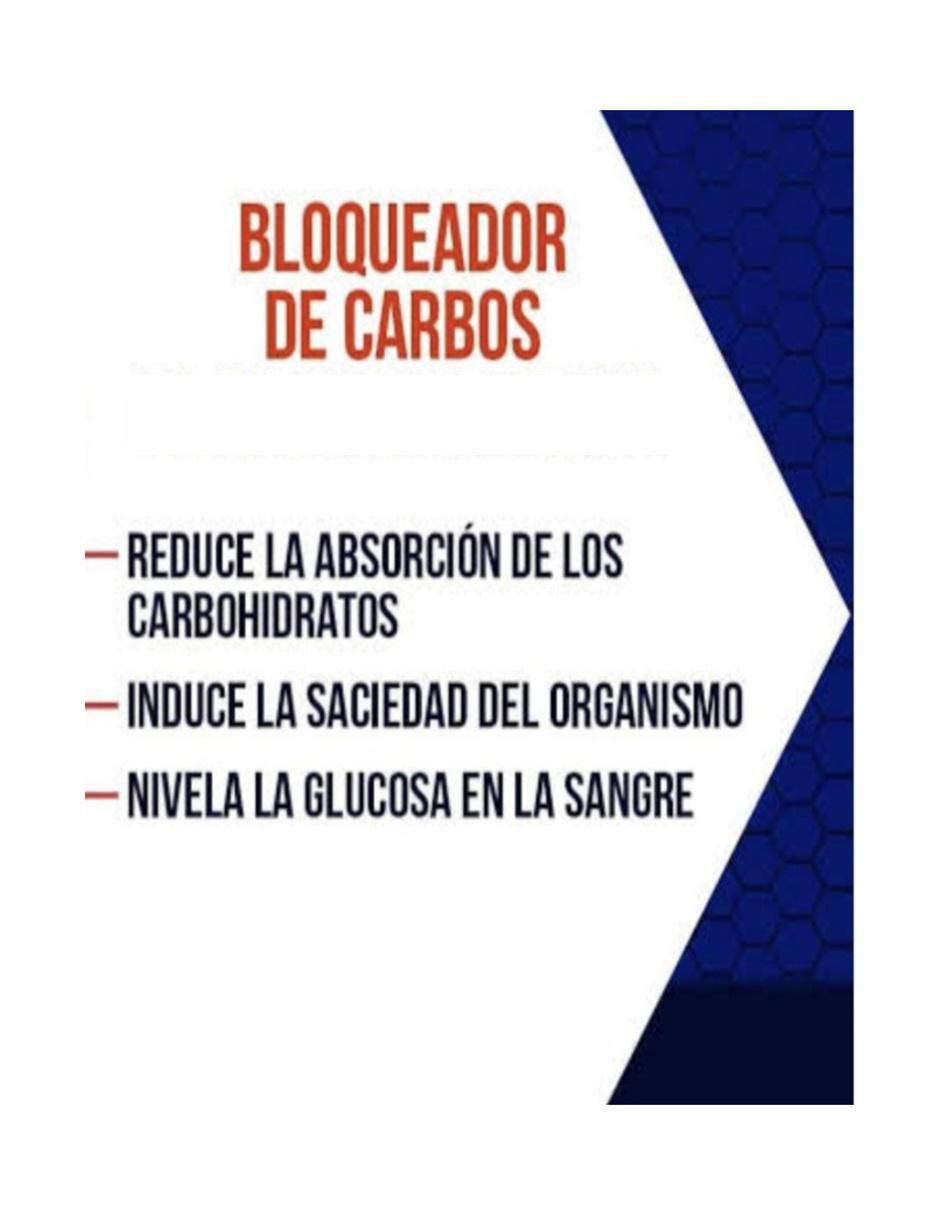Bloqueador de Carbohidratos con multivitaminico sabor natural