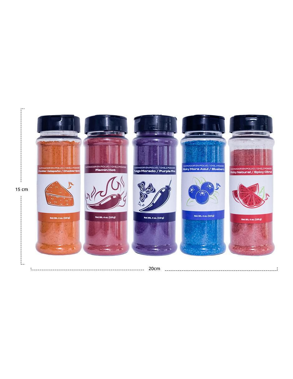Set de sazonadores Impremli diferentes sabores
