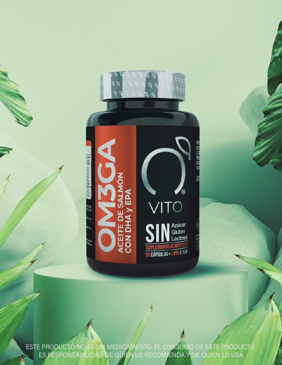 Omega 3 | VITO | Suplemento de Aceite de Salmón Noruego con DHA y EPA c/u Vito - Vitaminas Totales de 90 cápsulas