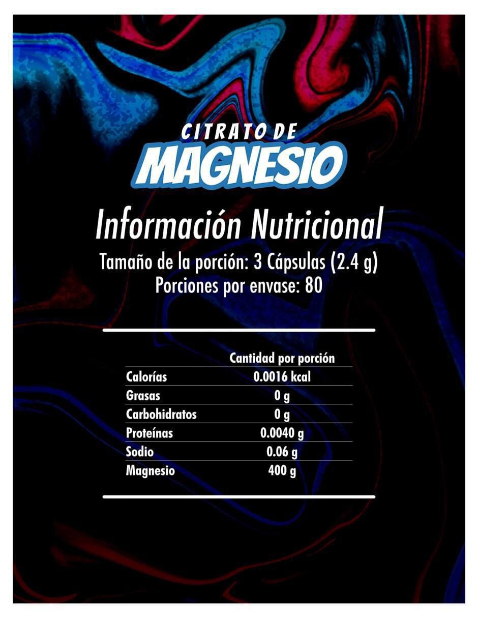 Citrato de magnesio con magnesio 300 g Citrato de magnesio con magnesio 300 g