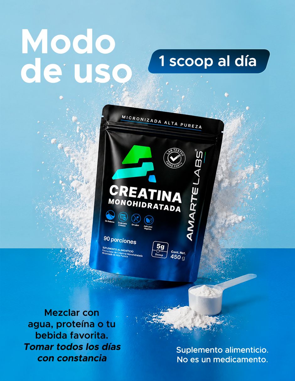 Creatina monohidratada micronizada de alta pureza de 450 g 7