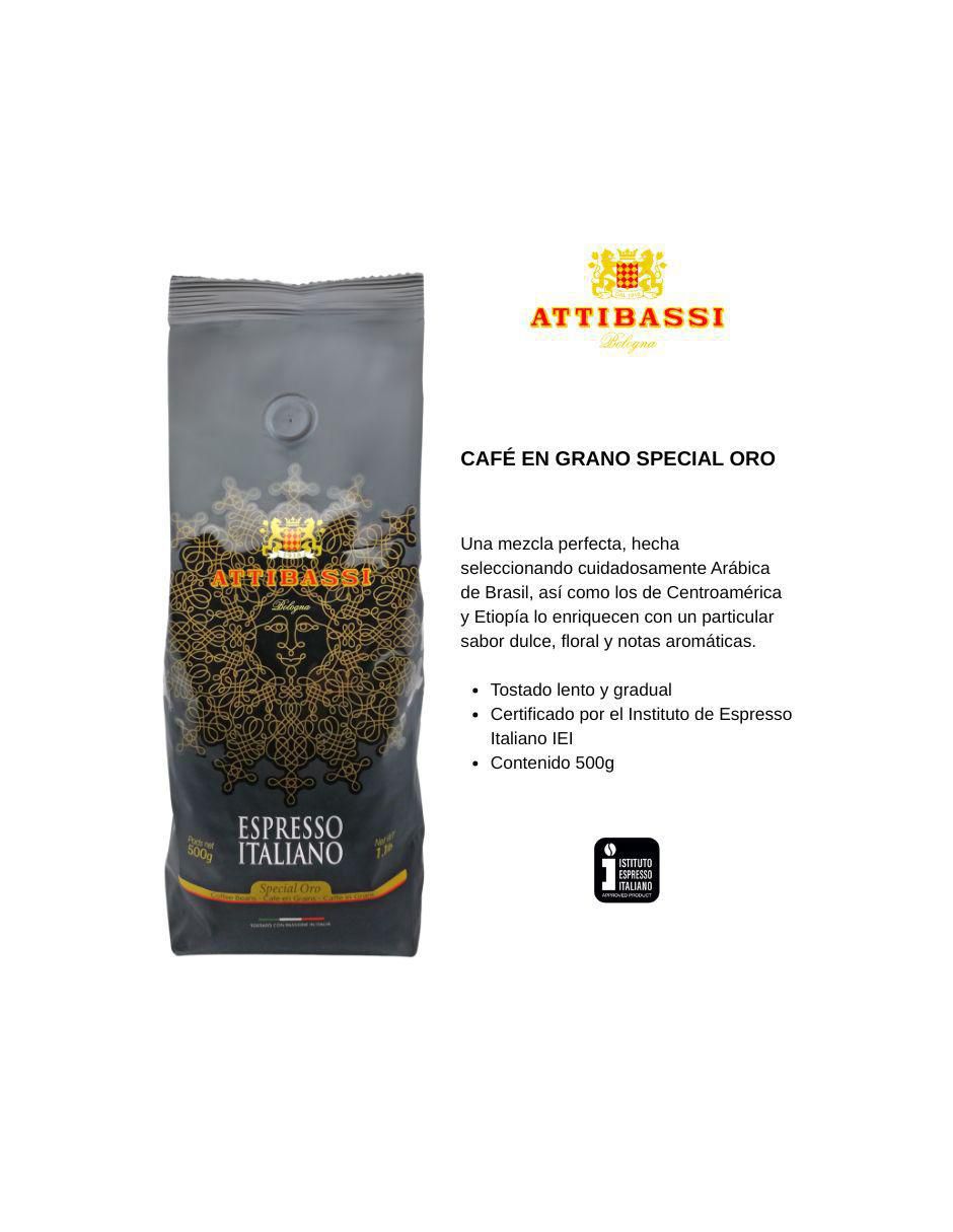 Café grano sabor natural de italia 500 g 2