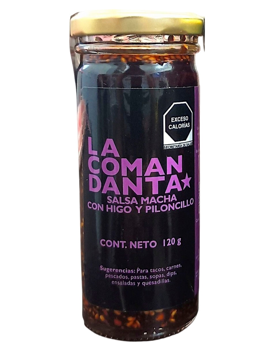 Salsa macha sabor higo y piloncillo Salsa macha sabor higo y piloncillo