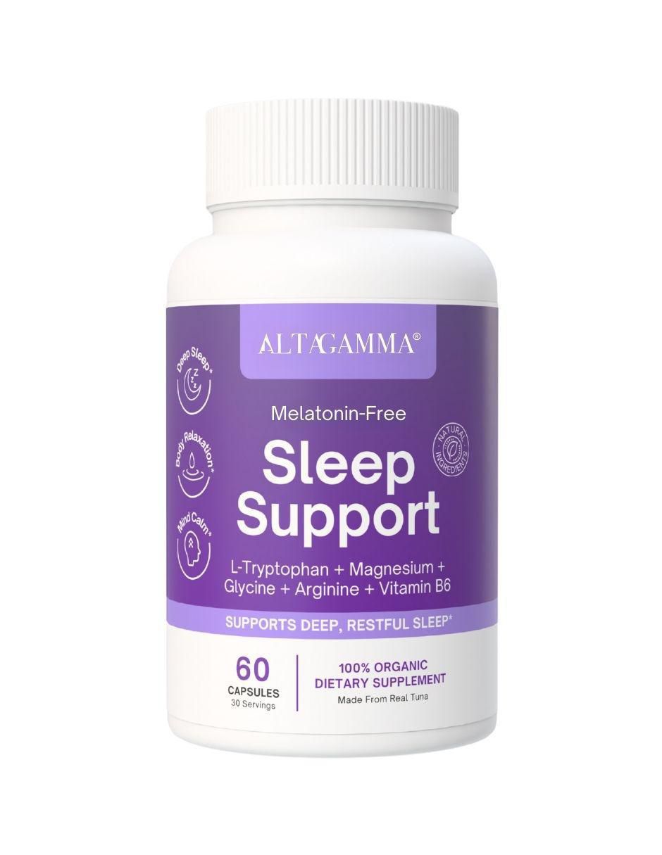 Sleep Support Altagamma con colágeno hidrolizado con 20 aminoácidos sabor pescado de 60 cápsulas