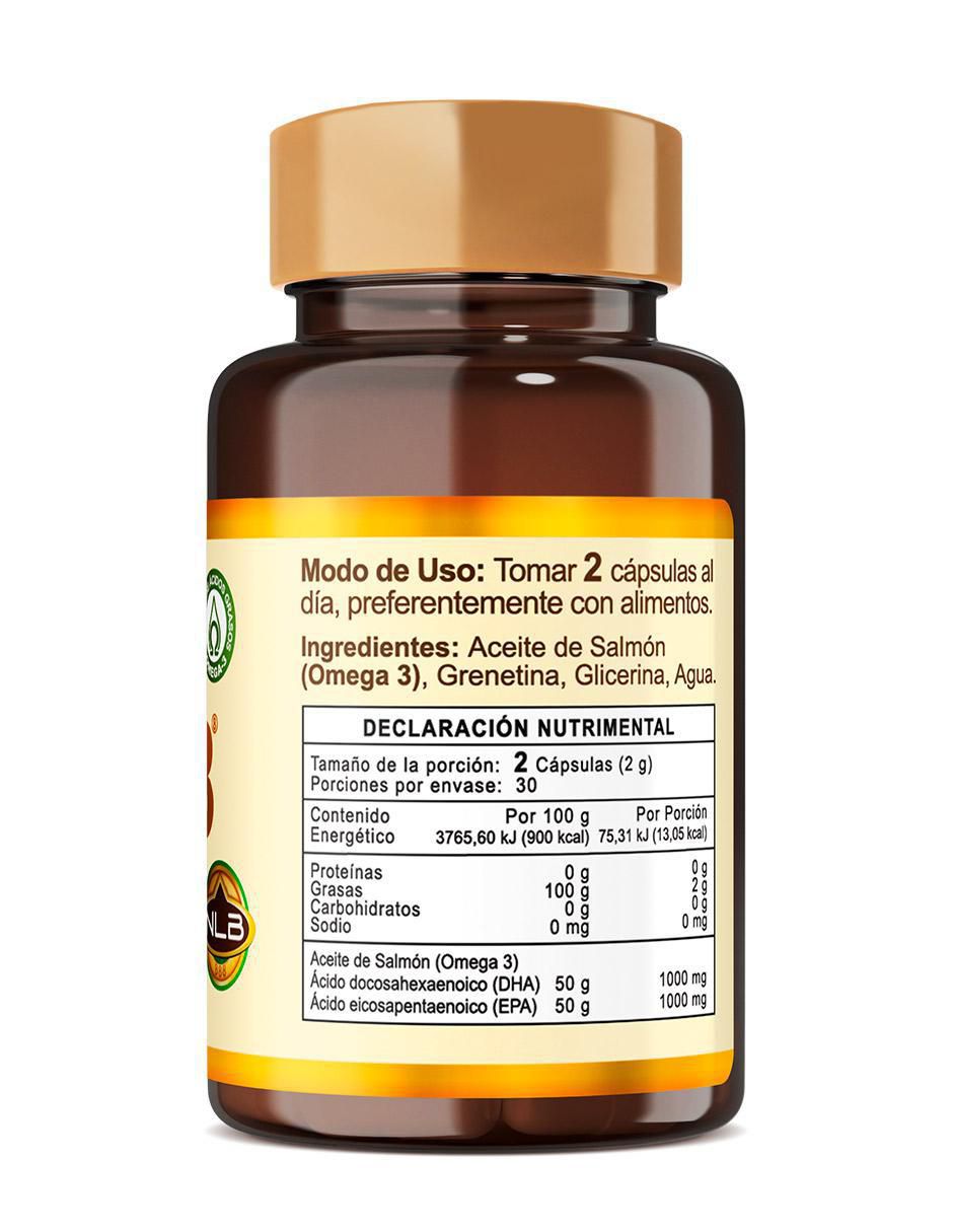 Omega 3 Naturelab con EPA y DHA de 60 cápsulas